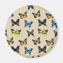 Beauty & Butterfly Magnet