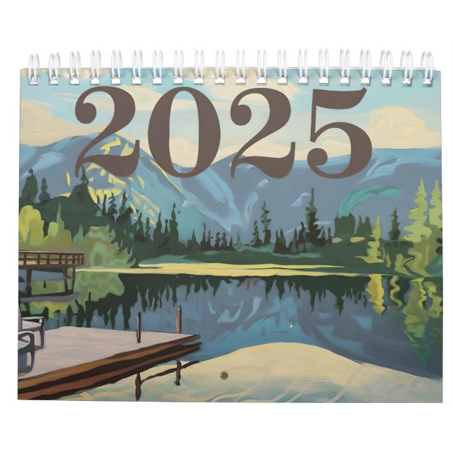 Beauty Calendar 2024: A Fusion of (Art and AI) Kalender (Baksida)