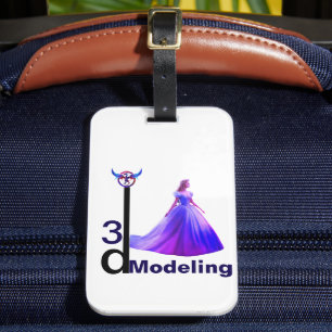 Beauty Cinderella 3D-modellering - Bagagebricka