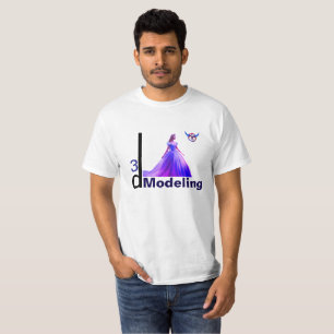 Beauty Cinderella 3D-modellering = T Shirt