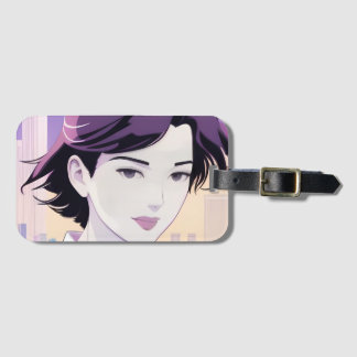 Beauty Close Makeup City Woman Luggage Tag Bagagebricka