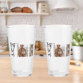 Beauty Collage Photo Best Pappa någonsin Gift Glaskopp