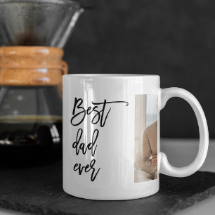 Beauty Collage Photo Best Pappa någonsin Gift Kaffemugg