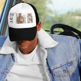 Beauty Collage Photo Best Pappa någonsin Gift Keps