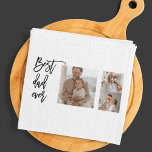 Beauty Collage Photo Best Pappa någonsin Gift Kökshandduk<br><div class="desc">Beauty Collage Photo Best Pappa någonsin Gift är en personlig som kombinerar skönhet och sentimentalt värde för att skapa en meningsfull present till pappa. Presenten är ett kollage med noggrant utvalda foton av dig och pappa, arrangerade på ett vackert och konstnärligt sätt. Fotografierna kan vara av speciella ögonblick som du...</div>