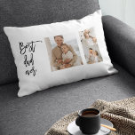 Beauty Collage Photo Best Pappa någonsin Gift Lumbarkudde<br><div class="desc">Beauty Collage Photo Best Pappa någonsin Gift är en personlig som kombinerar skönhet och sentimentalt värde för att skapa en meningsfull present till pappa. Presenten är ett kollage med noggrant utvalda foton av dig och pappa, arrangerade på ett vackert och konstnärligt sätt. Fotografierna kan vara av speciella ögonblick som du...</div>