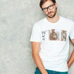 Beauty Collage Photo Best Pappa någonsin Gift T Shirt<br><div class="desc">Beauty Collage Photo Best Pappa någonsin Gift är en personlig som kombinerar skönhet och sentimentalt värde för att skapa en meningsfull present till pappa. Presenten är ett kollage med noggrant utvalda foton av dig och pappa, arrangerade på ett vackert och konstnärligt sätt. Fotografierna kan vara av speciella ögonblick som du...</div>