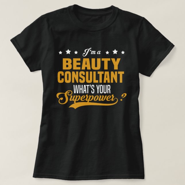 Beauty Consultant T Shirt (Design framsida)