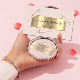 Beauty Cosmetolog Syringe Botox B12 QRCodeBlush Visitkort