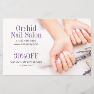 Beauty Esthetician ManiboyNail Salon Prisa listor Flygblad