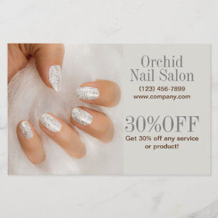 Beauty Esthetician ManiboyNail Salon Prisa listor Flygblad