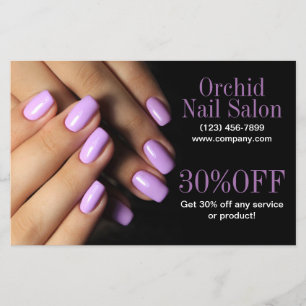 Beauty Esthetician ManiboyNail Salon Prisa listor Flygblad