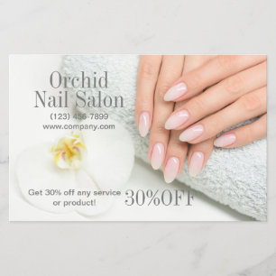 Beauty Esthetician ManiboyNail Salon Prisa listor Flygblad