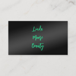 Beauty Esthetician Visitkort