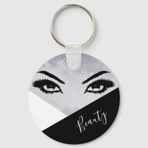 Beauty Eyelash Nyckelring