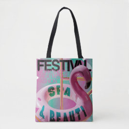 Beauty Festival Tote Bag Tygkasse