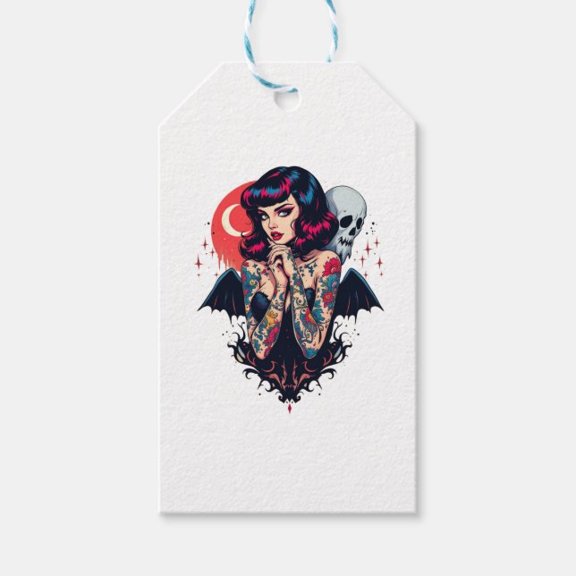 Beauty fladdermus Vinge Presentetikett (Framsidan)