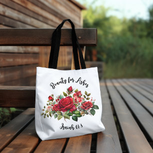 Beauty for Ashes, Blommigt Ro Women's Tote Tygkasse