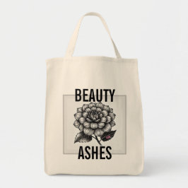 "Beauty for Ashes Botanical Tote Bag" Tygkasse