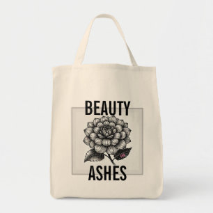 "Beauty for Ashes Botanical Tote Bag" Tygkasse