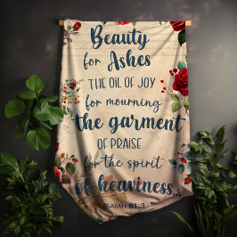 Beauty for Ashes, Isaiah 61:3, Ro Scripture