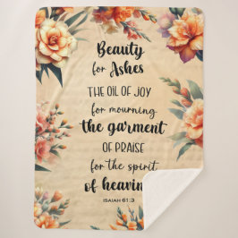 Beauty For Ashes, Isaiah 63:1, Blommigt Christian