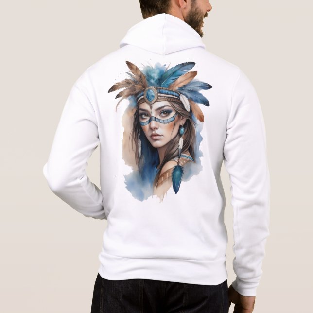 Beauty från vattenfärgsstammen: Bemhansk konst T Shirt (Baksida)
