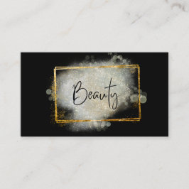 *~* BEAUTY Glitter Guld Fream Silver glöd Visitkort