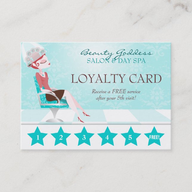 Beauty Goddes Loyalty Card Lojalitetskort (Framsida)