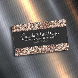 Beauty Hairdresser Magnetiska Visitkort