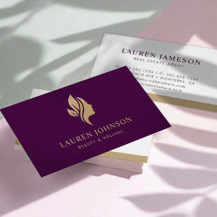 Beauty Hälsa Din Logotyp Visitkort