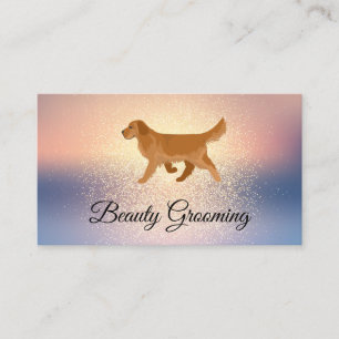 Beauty Hund Groomer Hund som körs Visitkort
