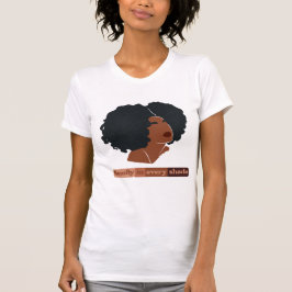 "Beauty in each shade" Citat T Shirt