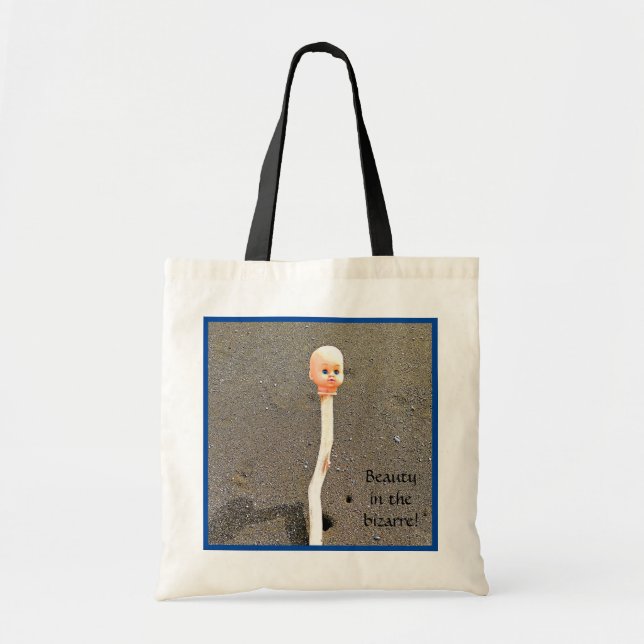 Beauty in in the Bizarre Tote Bag Tygkasse (Framsidan)
