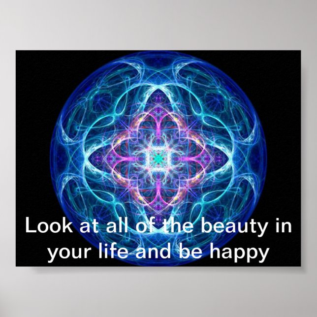 BEAUTY IN LIFE PSYCHEDELIC POSTER (Framsidan)