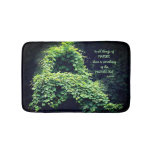 Beauty in nature Vines inspirational Quote Badrumsmatta