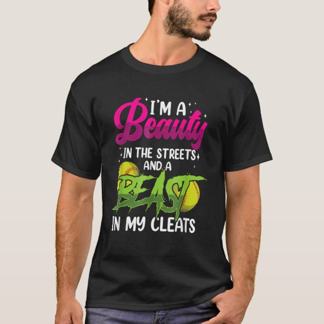 Beauty in the Streets Soccer Cleats Beast Football T Shirt (Framsida)