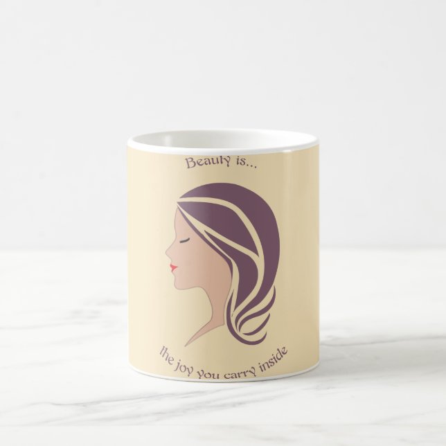 Beauty is.... kaffemugg (Center)