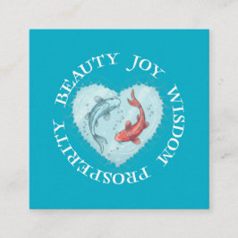 Beauty , Joy, Wisdom Prosperity Koi  Tilläggskort