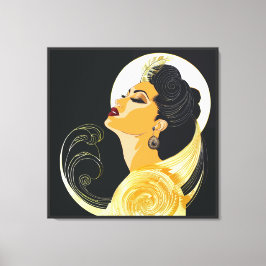 BEAUTY-KRAFT nr 6 Canvastryck