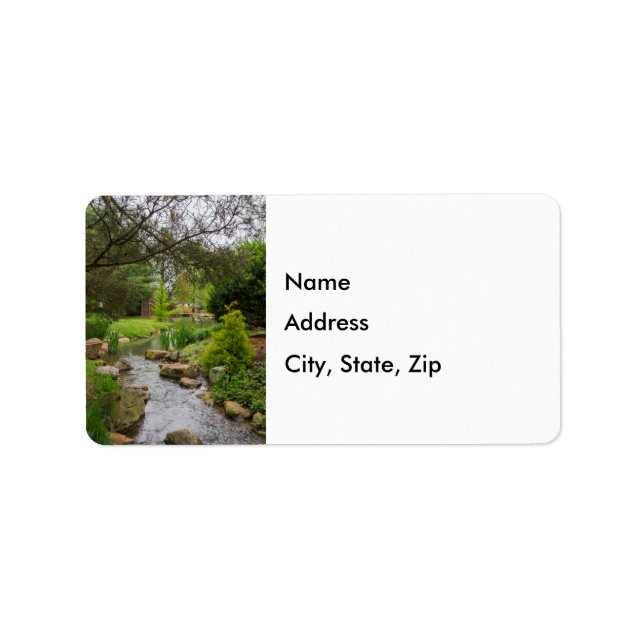 Beauty Label vår Bäck Adressetikett (Framsidan)