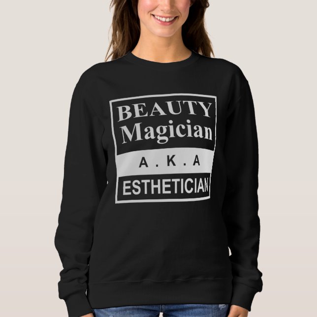 Beauty Magician Skincare Esthetician T Shirt (Framsida)