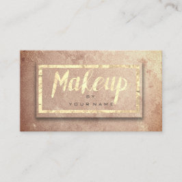  Beauty Makeup Artist Glam, av koppar Ro Guld Visitkort