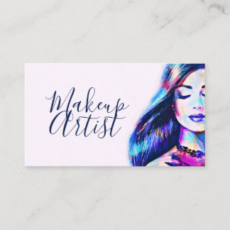 Beauty Makeup Artist Hair Salon Visitkort
