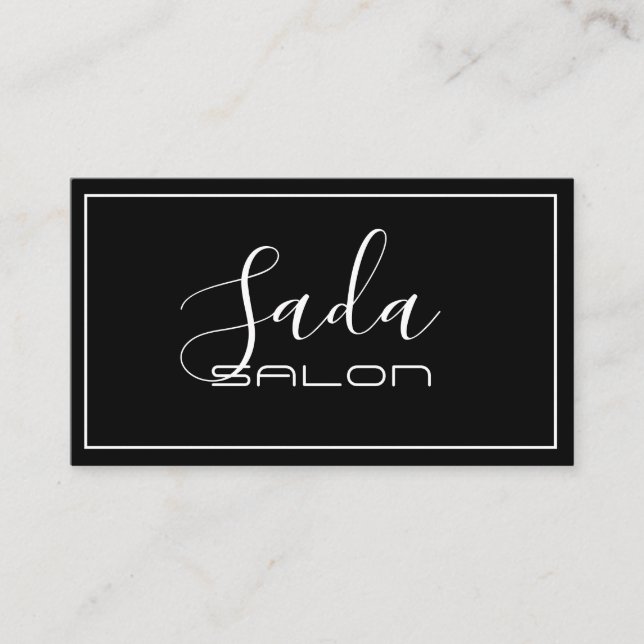 Beauty Makeup Artist Hair Salon Visitkort (Framsida)