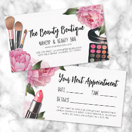 Beauty Makeup Artist Möte Visitkort