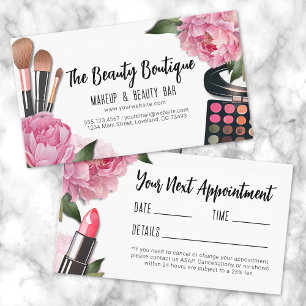 Beauty Makeup Artist Möte Visitkort