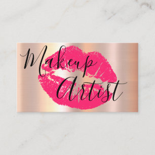 Beauty Mode Glitzy Makeup Artist Visitkort