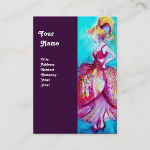 BEAUTY MODE red rosa blue grönt lila Visitkort