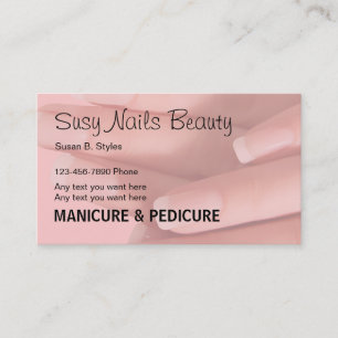 Beauty Nagel Manicuc-Affärskort Visitkort
